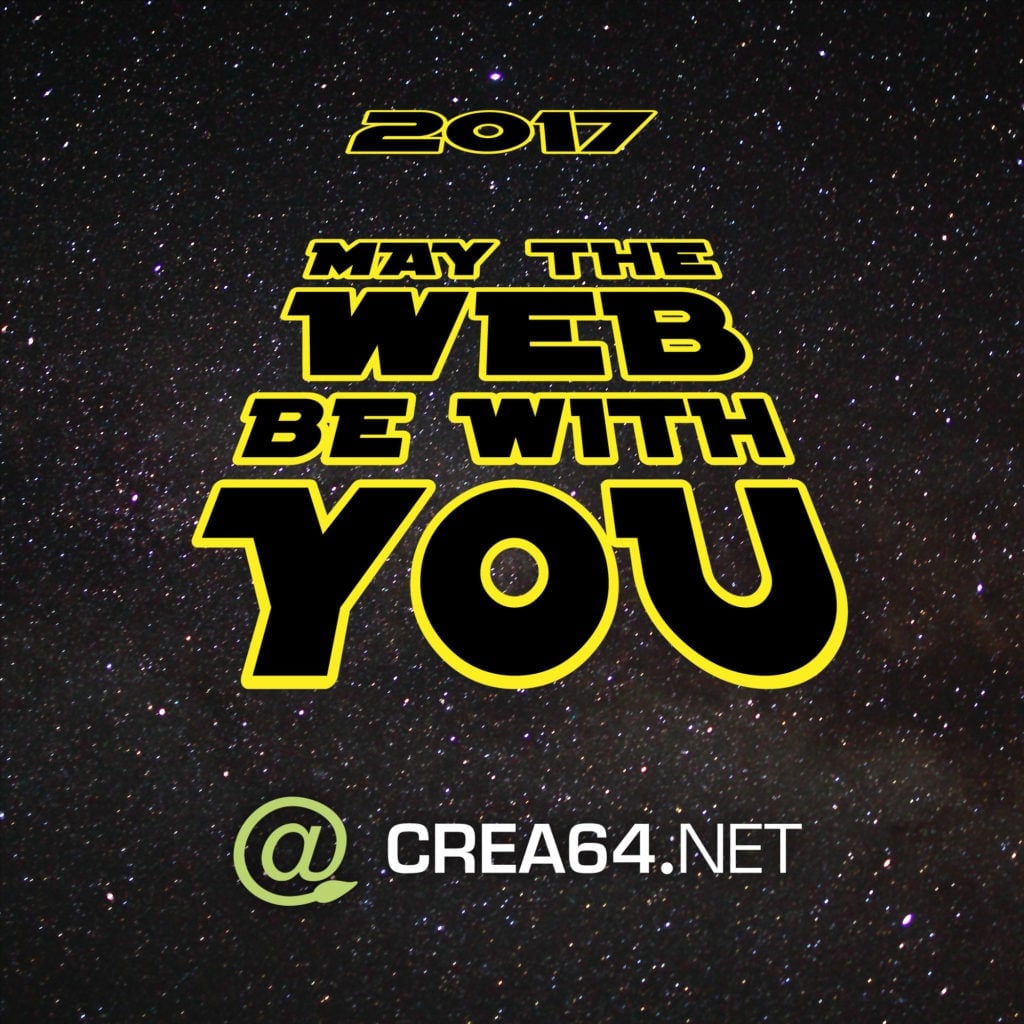 2017, may the force be with you